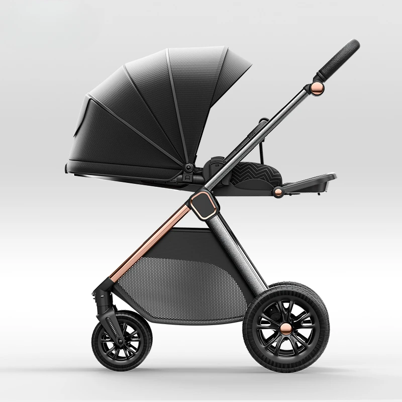 Portable Lightweight Stroller High View Baby Strollers 0 To 3 Years Folding Multiple Sit or Lie Down Child Newborn Baby Car