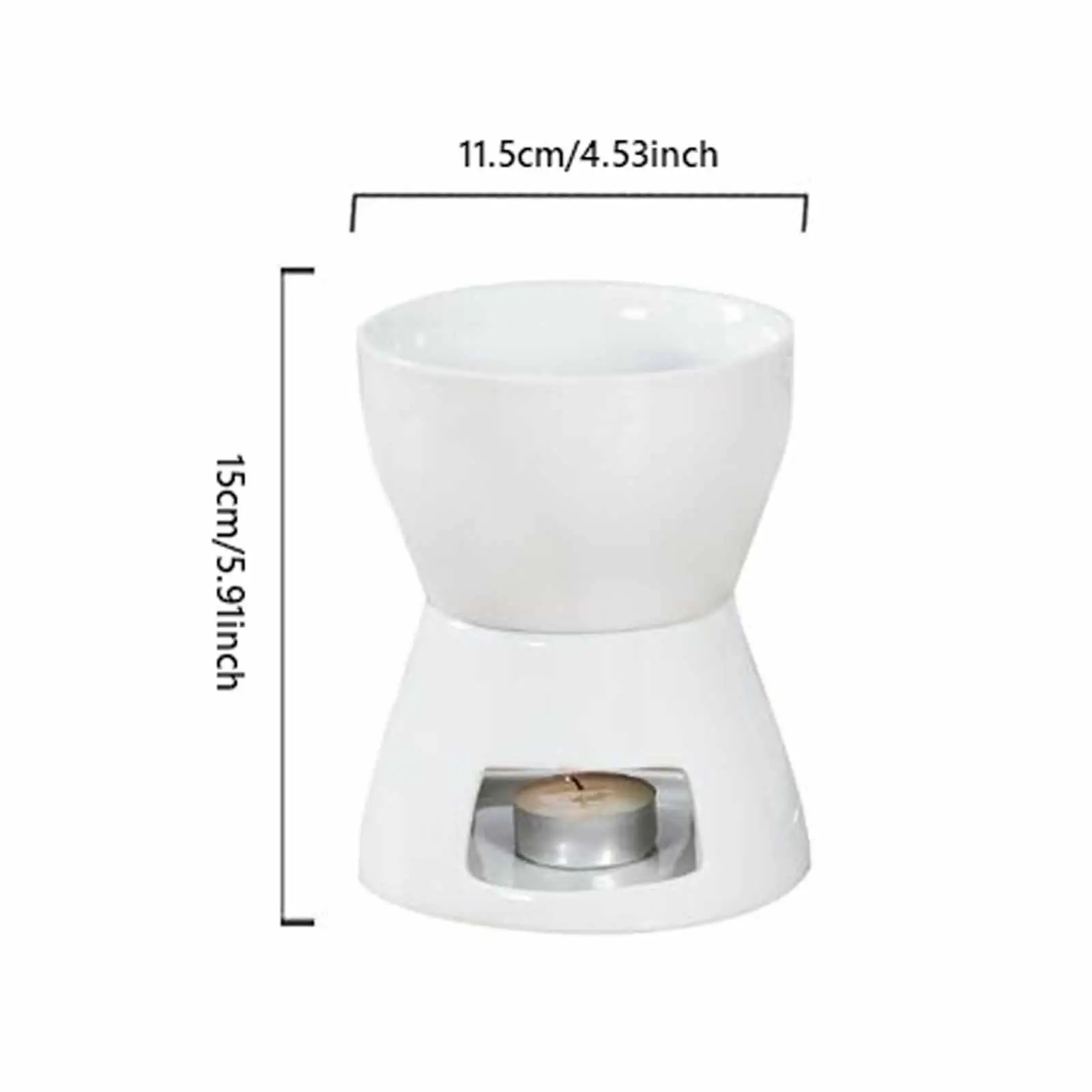 Chocolate Melting Pot Butter Heater Melting Pot for Snack Tapas Wedding