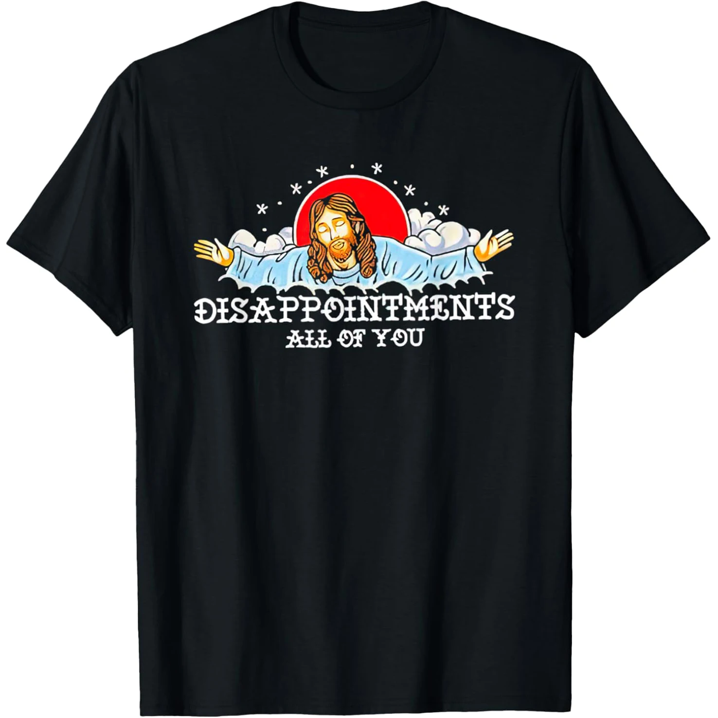 Herren Damen Disappointments All of You T-Shirt Streetwear Oversized Tee Sommer Casual Vintage Baumwolle Locker Kurzarm Neuheit