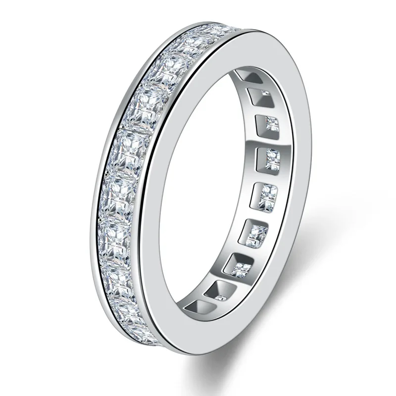 Silver Ring Wedding Rings Silver Rings Luxury Ring 925 Sterling Silver Engagement Wedding Rings For Women Men
