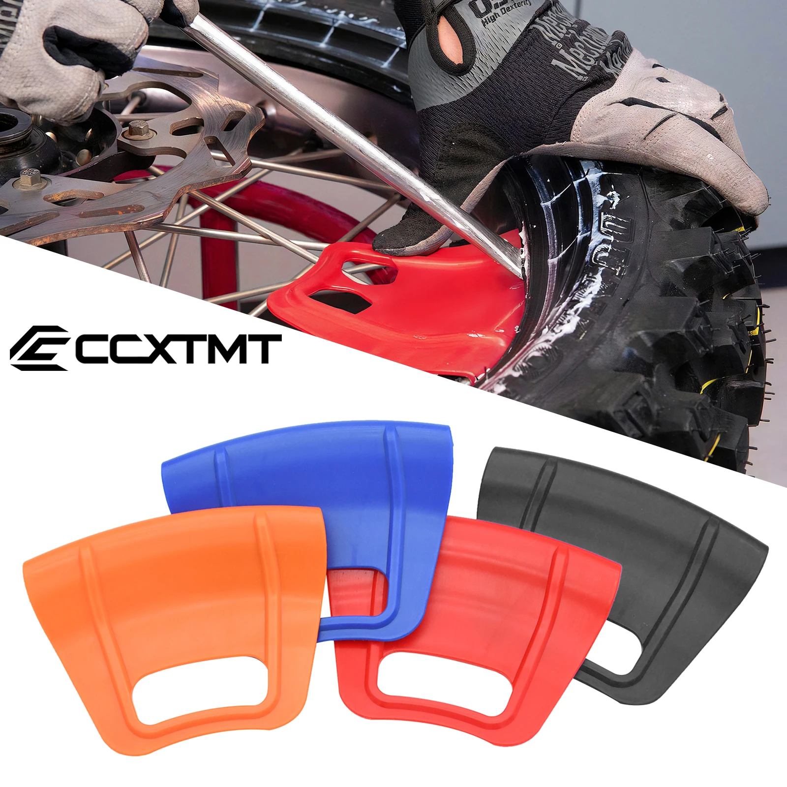 Protectores de llanta para motocicleta ATV, instalación de neumáticos, protectores de llanta, herramienta de reparación de neumáticos de rueda para KTM, Honda, Yamaha, Kawasaki, Etc.