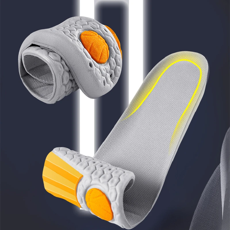 Memory Foam Sports Sneakers Insole Big Nut Breathable Sweat-absorbing Comfortable Shock-absorbing Basketball Running Shoe Pad