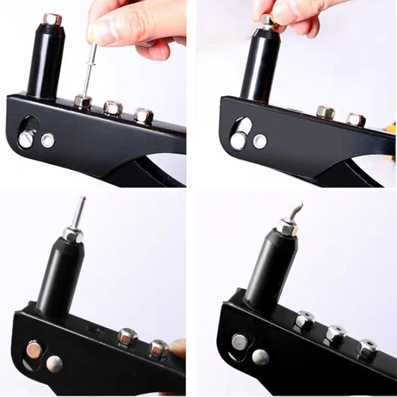 Hand Riveter Gun Pneumatic Tool Manual for Home Riveting 240mm