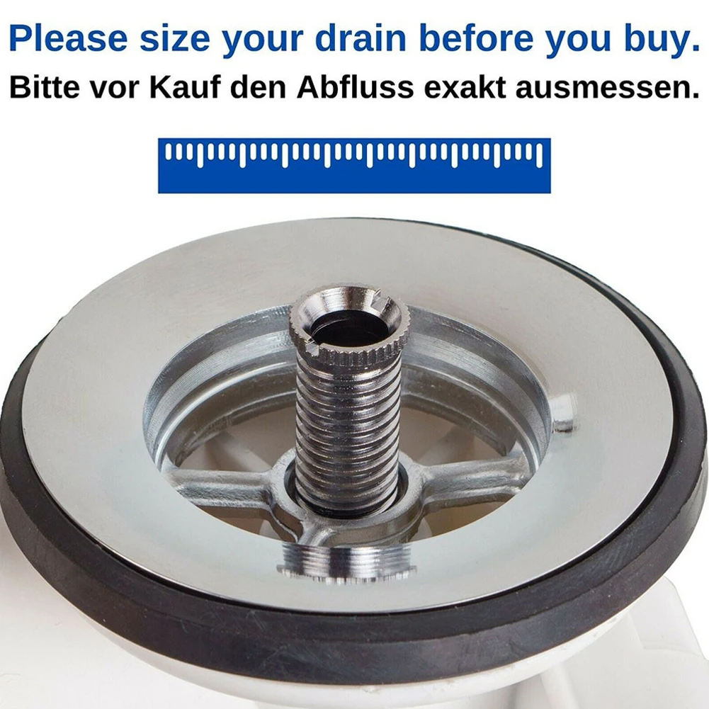 

M12 50mm Basket Strainer Screws Kitchen Sink Bolt Plug Screw Bolt Waste Threaded Screw Brass Kitchen Fixture Parts