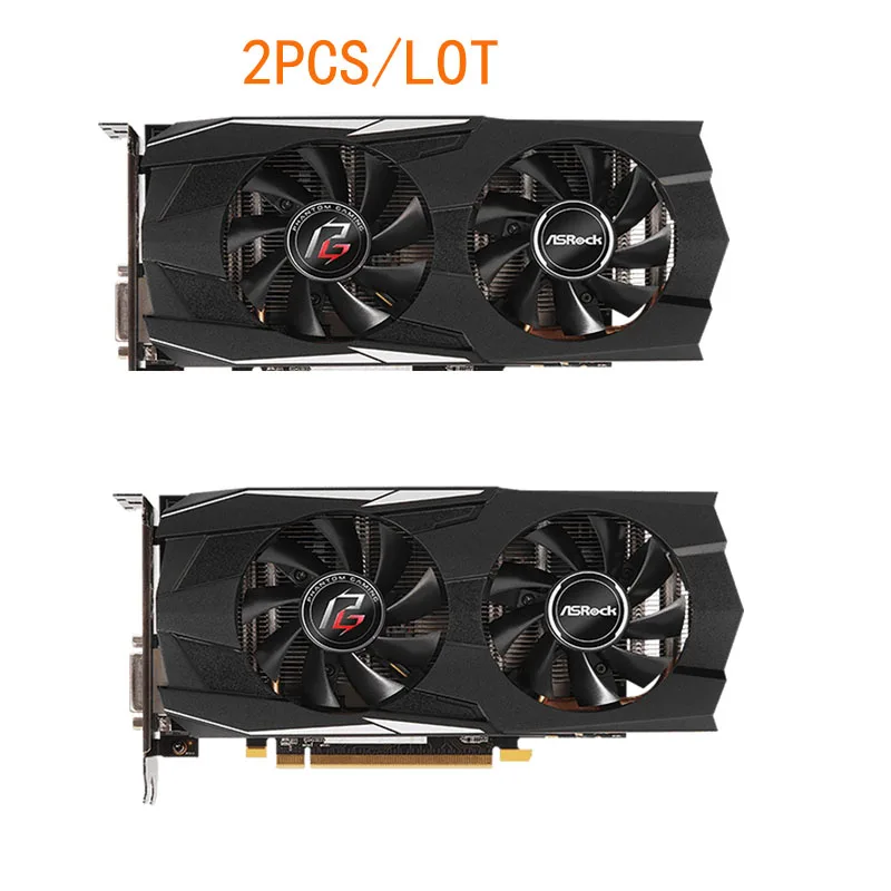 ASRock RADEON RX580 8G OC グラフィックボード・グラボ・ビデオ