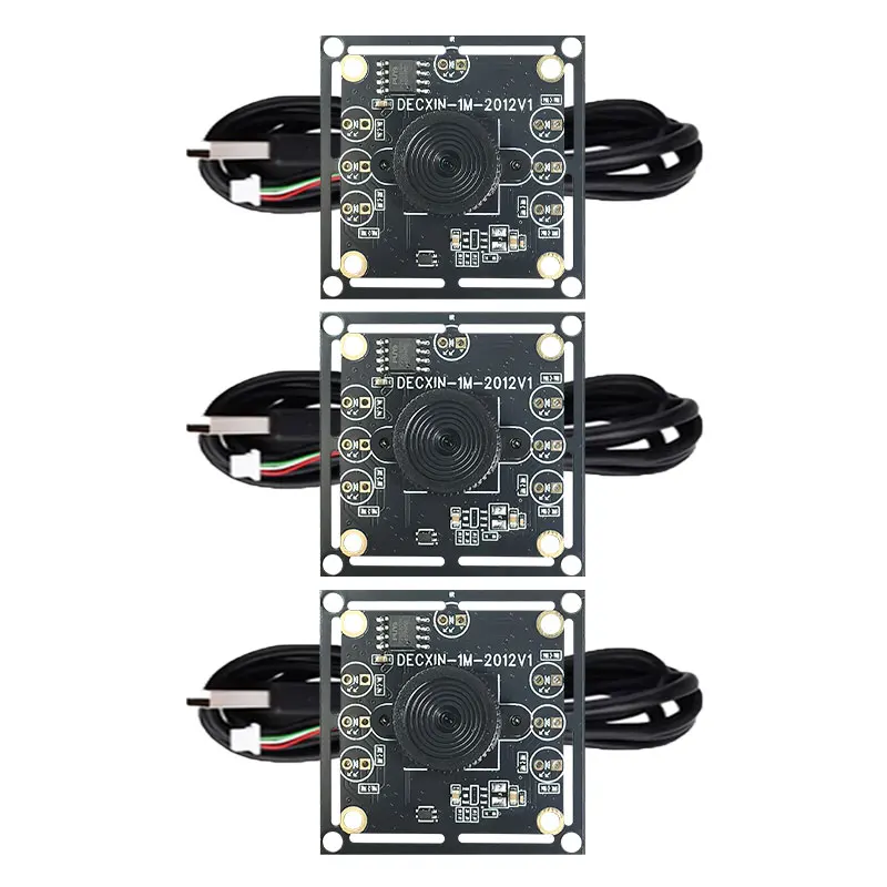 OV9732 1MP 100 degree distortion free USB Camera Module 1280x720 3PCS with 2-meter cable for automatic dart scoring system