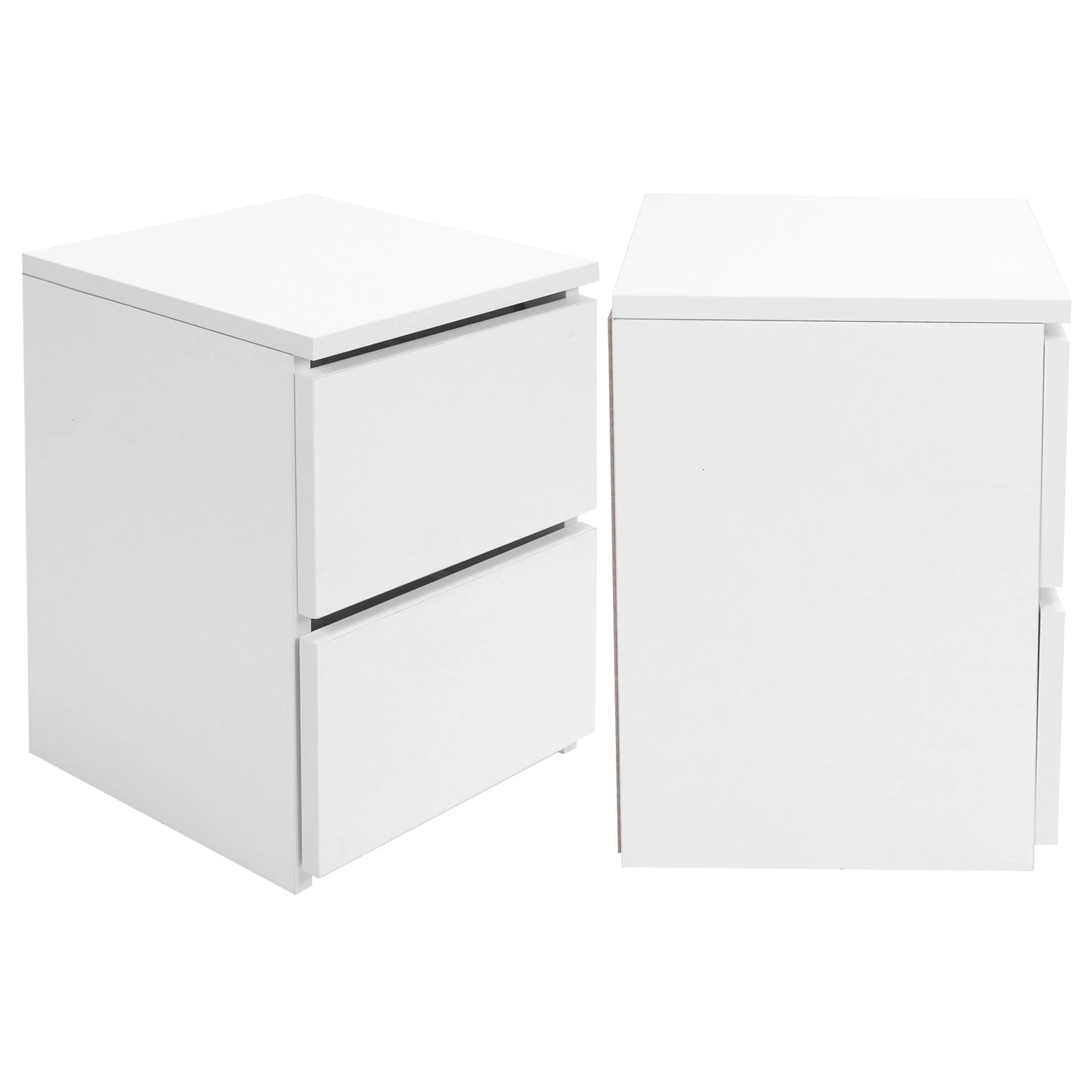 Modern 2-Drawer Bedside Table 6