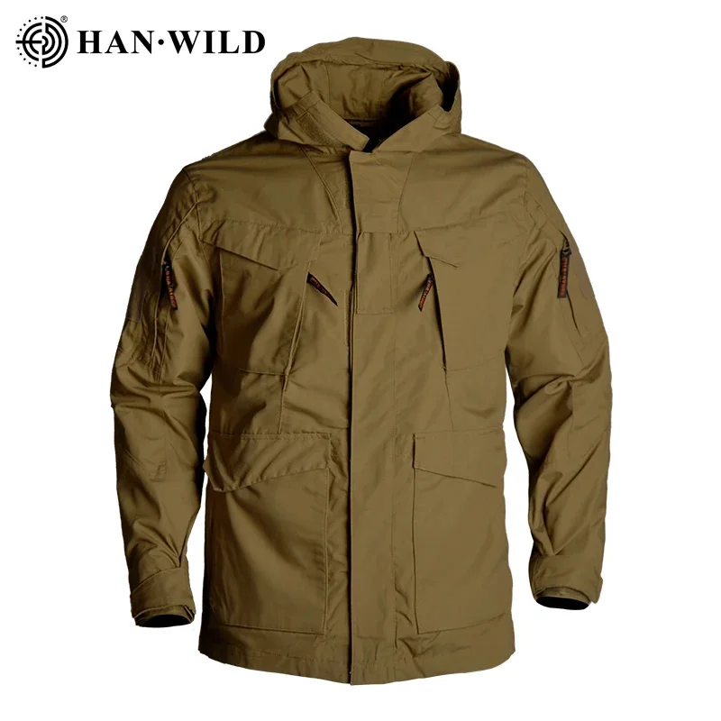 

Men's Waterproof Jacket Military Tactical Windshield Safari Army Camo Husband Men Windbreaker Hood Coat Airsoft Male