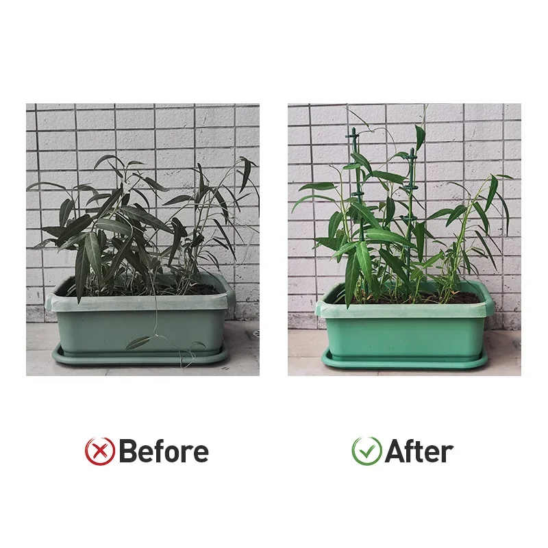 1-5PCS Multiple Clips Plant Supports Stakes Flower Stand Sticks Reusable Plant Clips Stand Flower Grow Holder Garden Tools plant clips