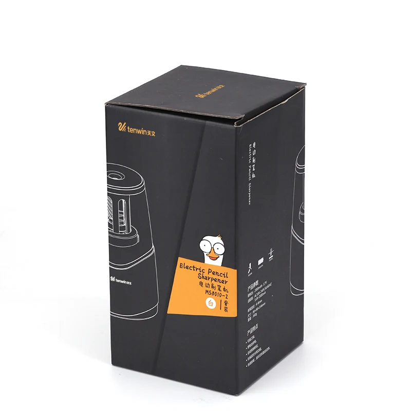 Tenwin 저소음 반자동 연필깎이 6-8mm 연필 충전식 USB 캠퍼스 용품 무료 배송