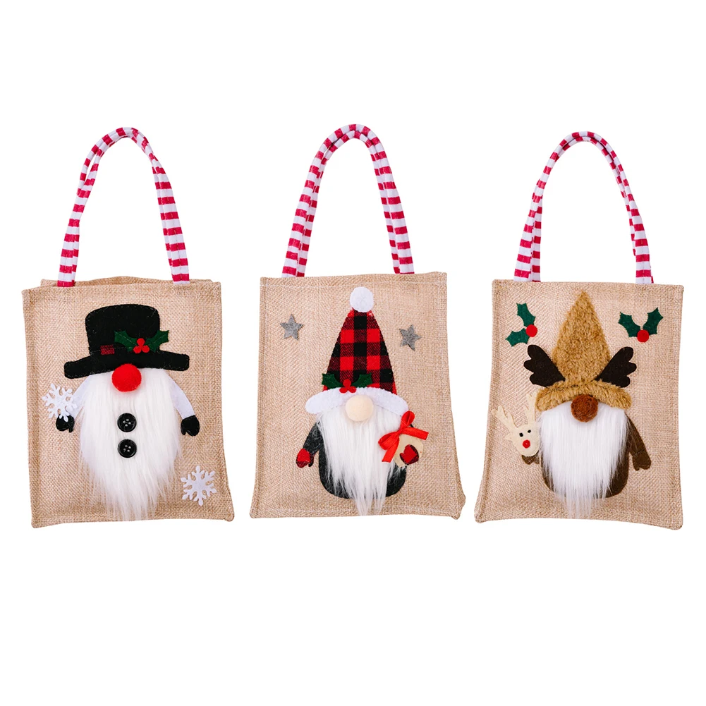 

Grocery Bag Tote Bag Personalised Reusable With Handle Xmas For Children Gift Present Bag Non-Woven Brand New Practical