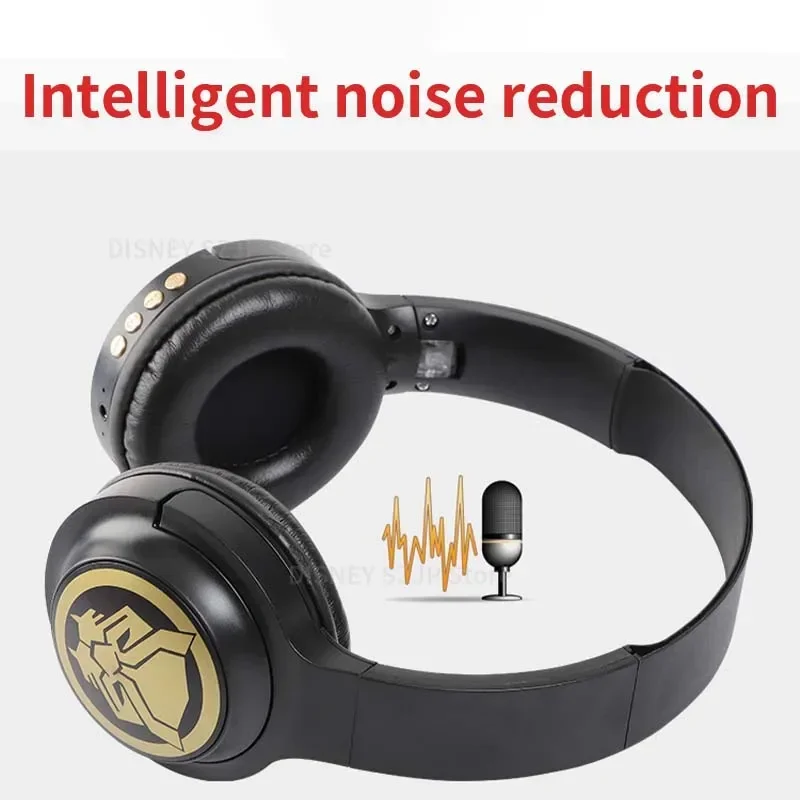 Disney Elsa Marvel Wireless Bluetooth Headphones HIFI Surround Sound Foldable Laptop Headsets with Mic for Kids Anime Cartoon