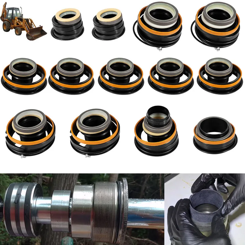 BackhoeHydraulicCylinderSealKitIncludesBoomSwingStabilizer