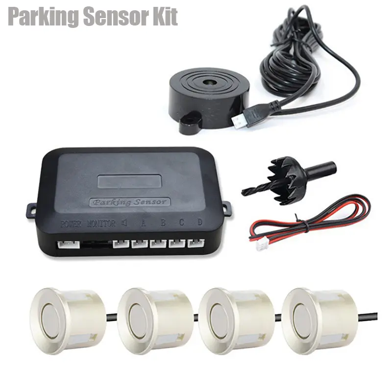 Risingon 12V 22mm Car Parking Sensor Kit Universal 4 Sensors Buzzer Reverse Backup Radar Sound Alert Indicator Probe System - Image 13