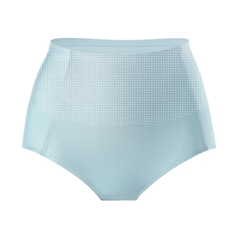 

M~2XL Abdomen Panties Ice Silk Body Shaping Elastic Briefs Seamless Underpants Women's Lingerie Soft Underwear Female Intimates
