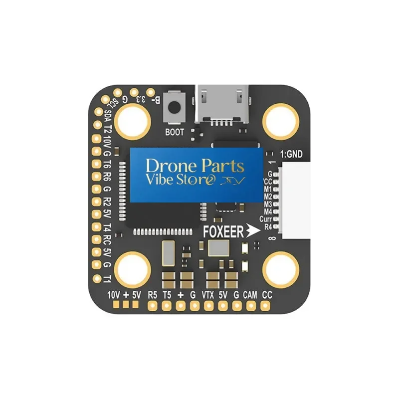 DronePNewest Foxeer F722 V4 Dual BEC 5V/10V HV 4-8S Mini Flight Controller 20X20mm For X8 HD/HDZero/VISTA VTXFPV Racing Drone thumbnail 2