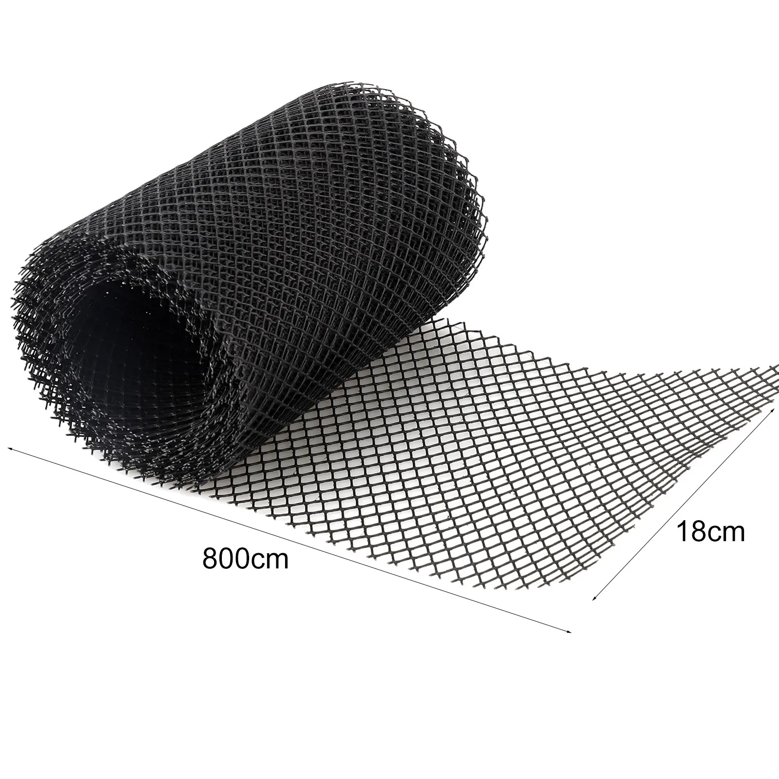 6/8M Gutter Guard Multifunctional Protective Net Cover For Drainage Anti Clogging Mesh Cover With Stakes Stops Leaves