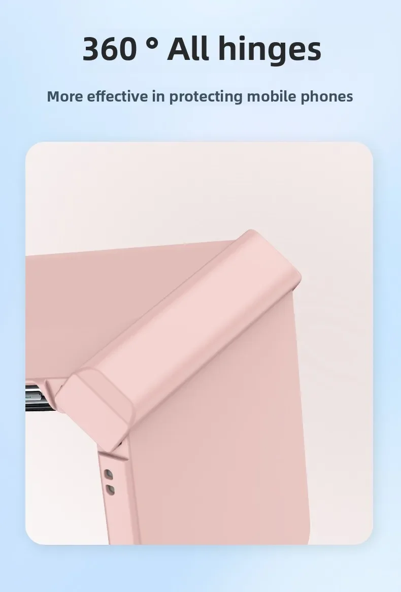 Einfarbige, vollständig umhüllende Handyhülle mit Hautgefühl und Scharnierschutz für Samsung Z Flip 8 7 FE 6 5 4 3 Flip7 Flip6 – Harte Kunststoffhülle – Detail 17