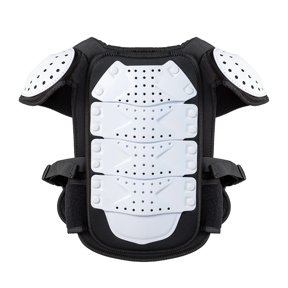 Youth Children Motorcycle Body Armor Vest Boy Girl BMX ATV Dirt Bike Protective Gear Kids Motocross Chest Spine Knee Elbow Pads