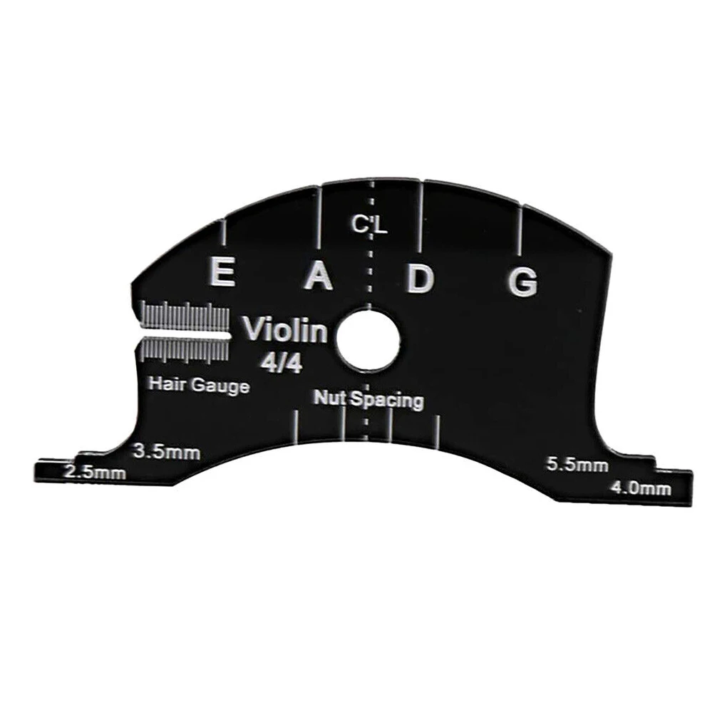 

1pcs Bridge Repair Tools Template Making Tool Violin Repair Tool Reference Tools Black Unique Shape