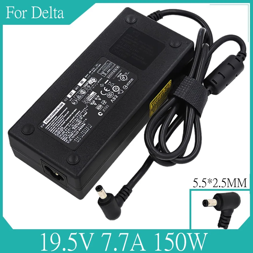 Adaptador ac dc para Delta Msi N17908 V85 R33030 Computador Portátil Notebook Fonte de Alimentação Cabo Cabo Carregador de Bateria Mains 19.5v 7.7a 150w