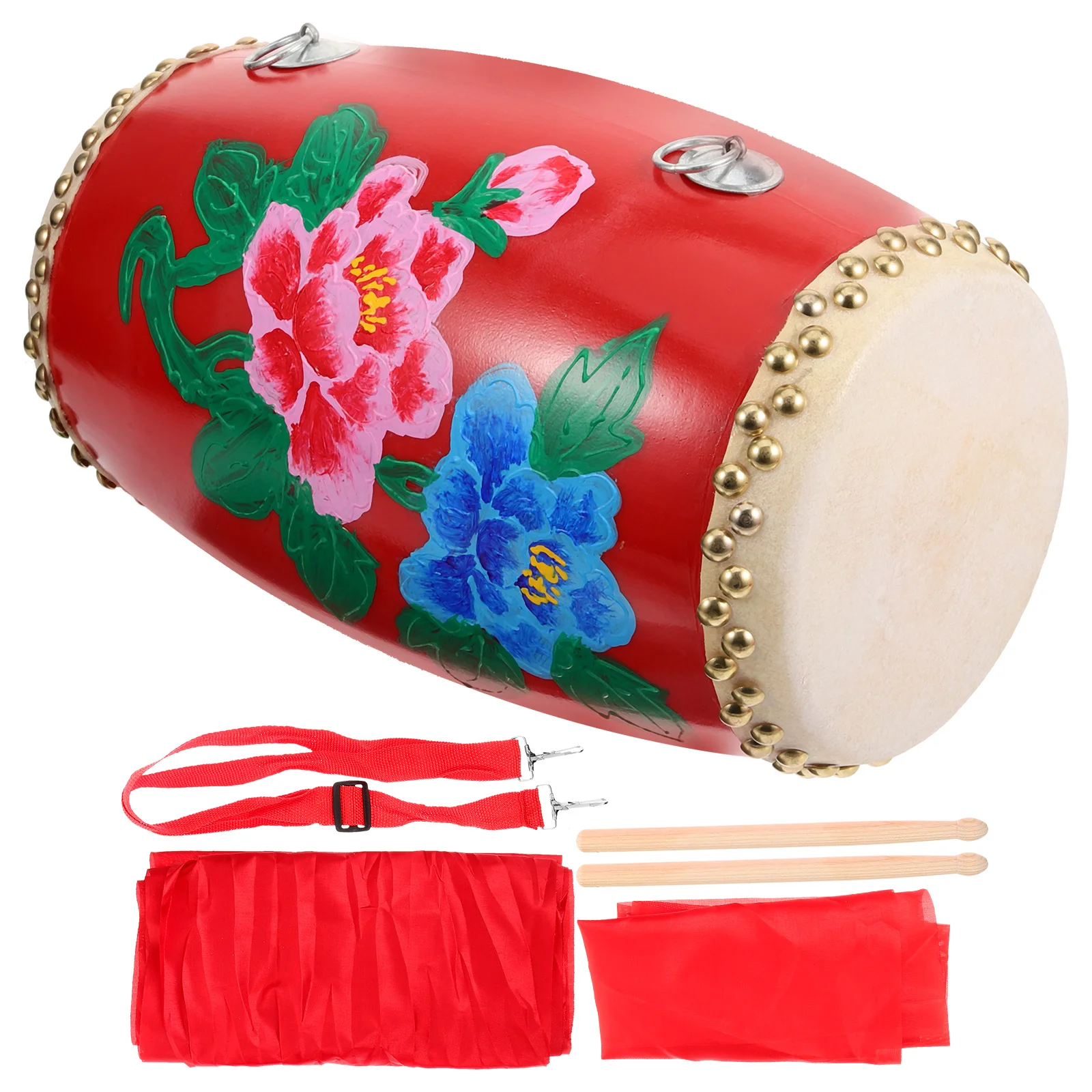 

Djembe Decorative Waist Drum Toys Student Sticks Adults Poplar Cowhide Decorative Waist Drum Toys