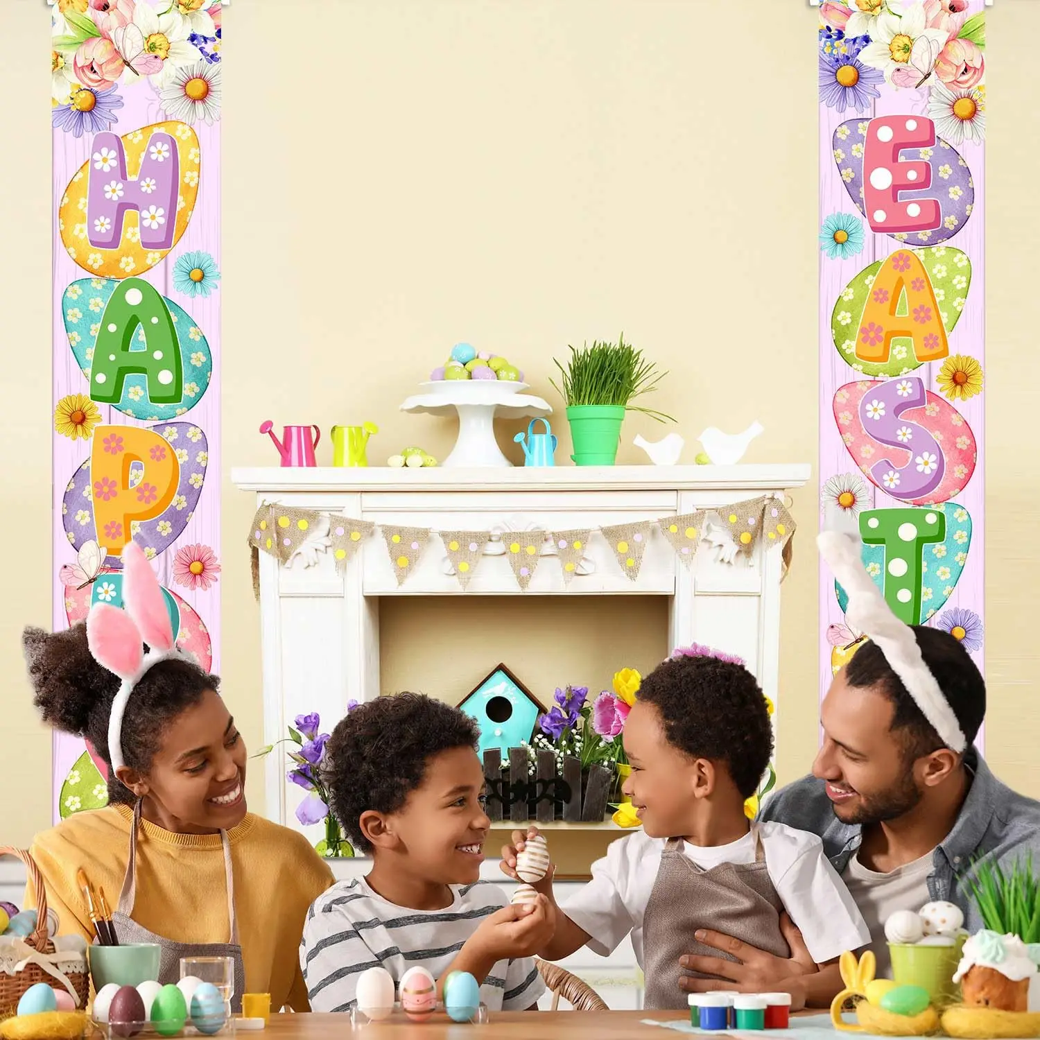 Easter Porch Banner Decor 4