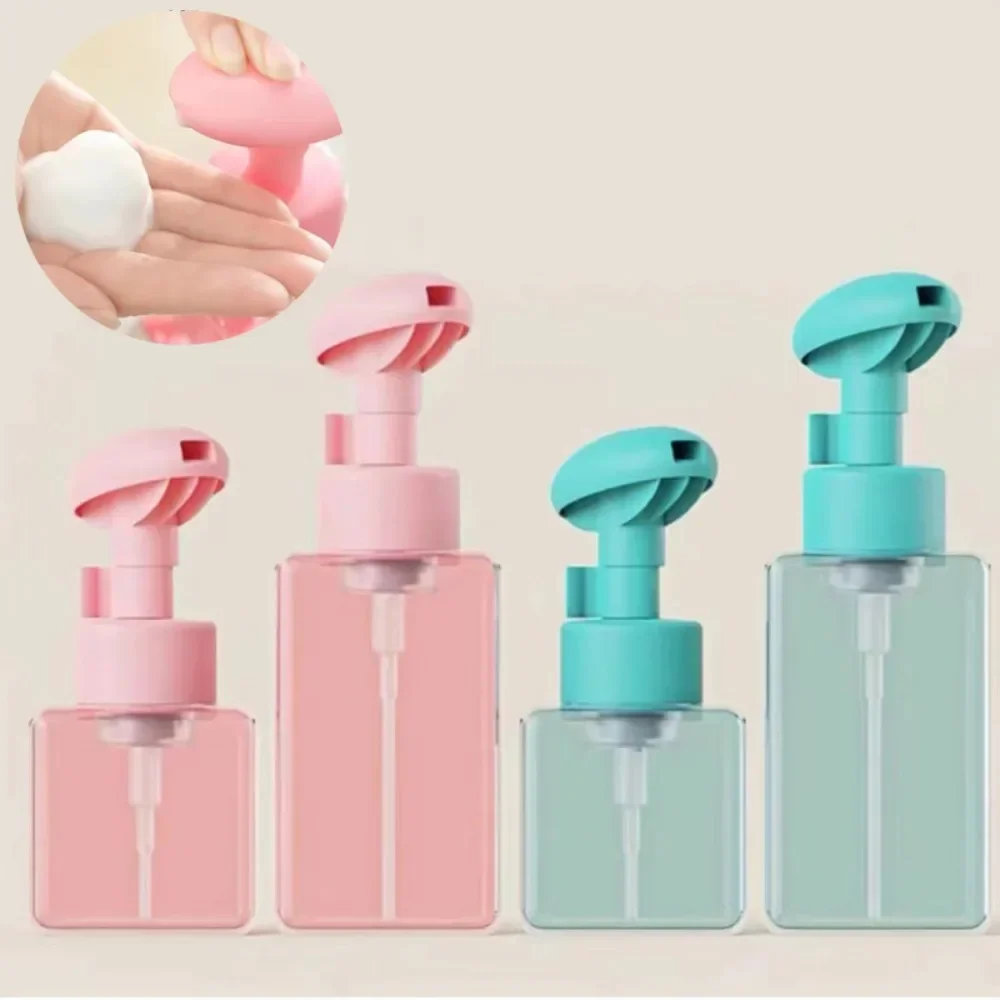 250/450ml Foam Dispenser Bottle Mousse Facial Cleanser Portable Plastic Foam Bottles Refillable Lotion Shampoo Dispenser