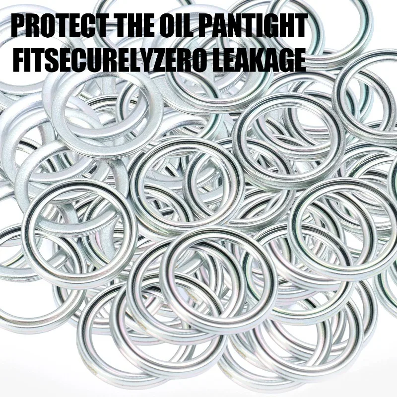Oil Drain Plug Gasket Car Oil Pan Drain Gasket Transmission Oil Drain Plug Gaskets 12157-10010 For Toyota Lexus Subaru Seal Gasket Accessories Oil Drain Plug Seal Washer Sealing Washers