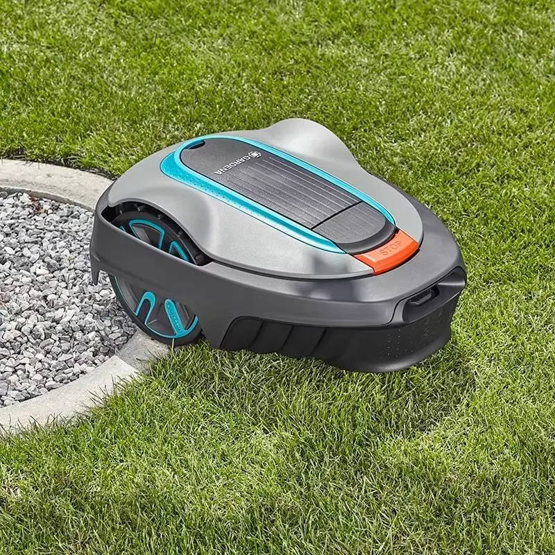 Illustration of Voice Controlled Outdoor Lawn Mower With Alexa
