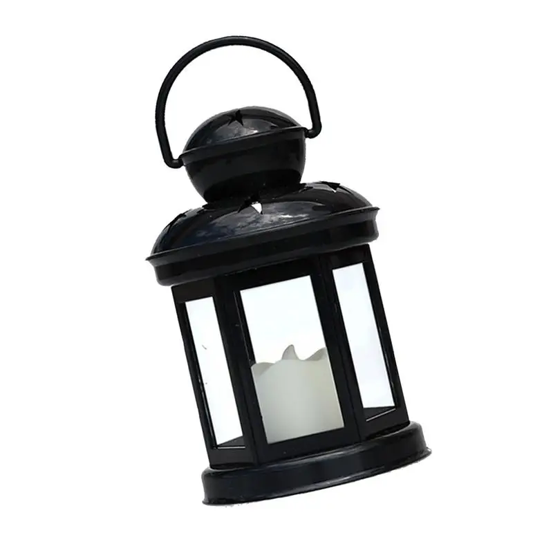 

Christmas Decorative Hangings Lantern LED Flickering Flameless Candle Lanterns Christmas Candleholders Outdoor Battery Operated