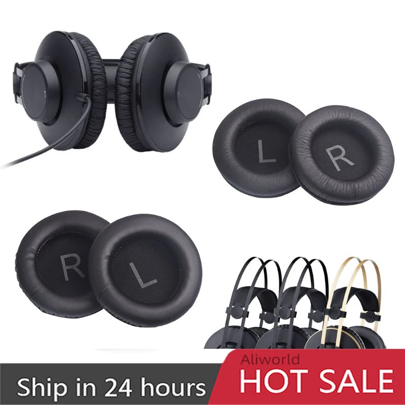 Almohadillas De Espuma De Repuesto Para Auriculares Akg K52 K72 K92 K240, Accesorios De Cojín Para Los Oídos, Cubierta De Alta Calidad