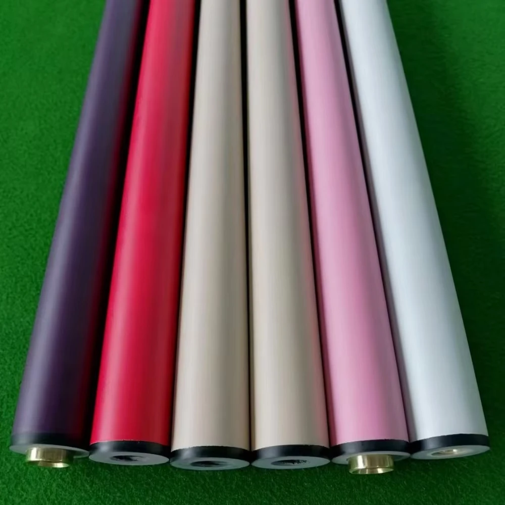 White Carbon Fiber Shaft with foam Black Technology Low Deflection Pool Cue Front Part for Billiard Play/Break/Snooker Cue Shaft