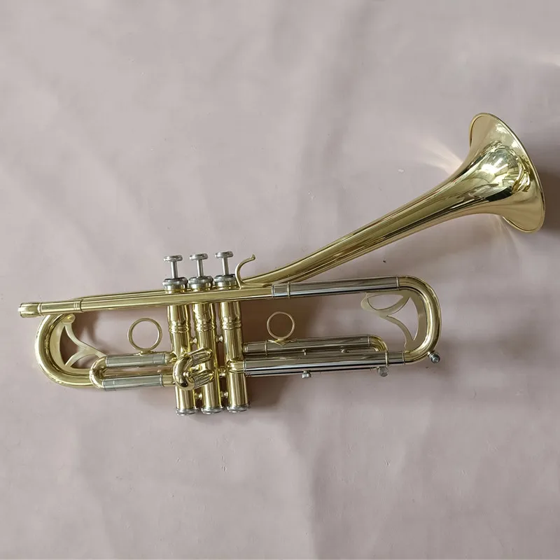 HotSellqualityBbTrumpetBFlatBrassSilverPlatedProfessional
