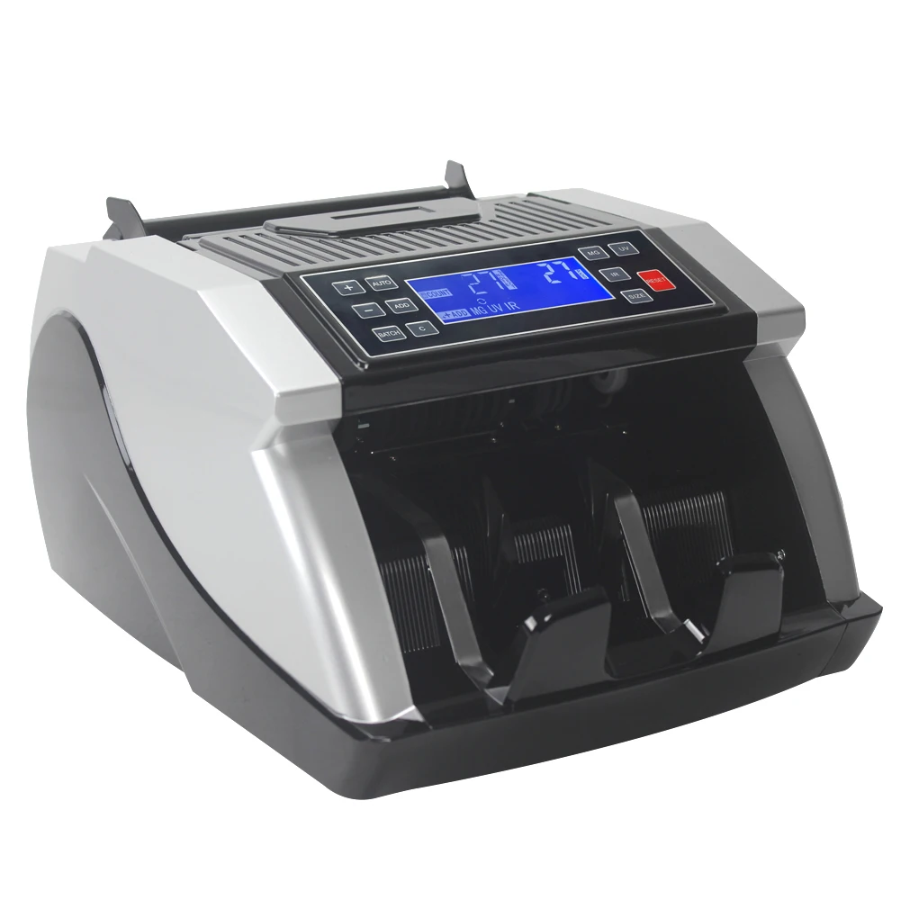 

Show Total Value Mix Counting Machine For IRAQ Market IQD Money Detector TFT USD LCD Display Bill Counter Cash Register