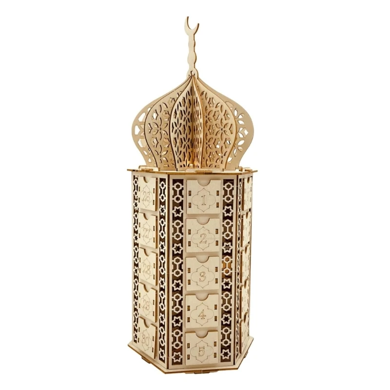 

Ramadans Advent Calendar Countdown to Eid LED Holiday Decor Operated DropShip