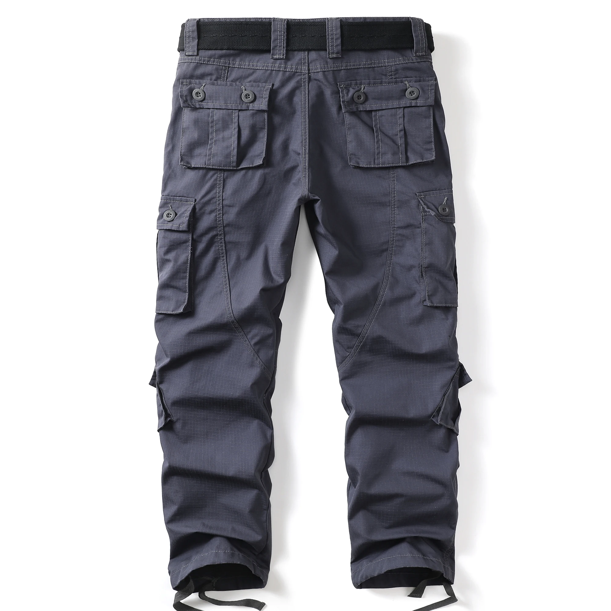 Men Combat Pants With Knee Pads Tactical Cargo Sport Trousers Camouflage Multicam Trekking Hunting Clothes（Not belt） 2