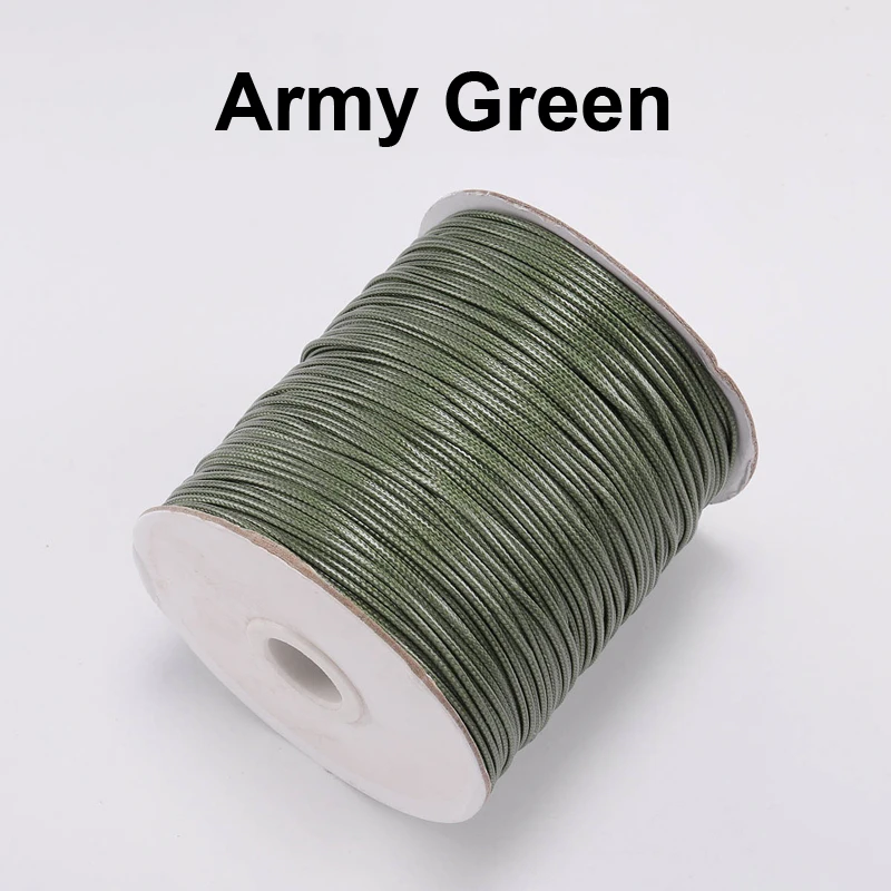 Luxurious Waxed PU Leather Cord for DIY Jewelry and Handmade Accessories, 20m