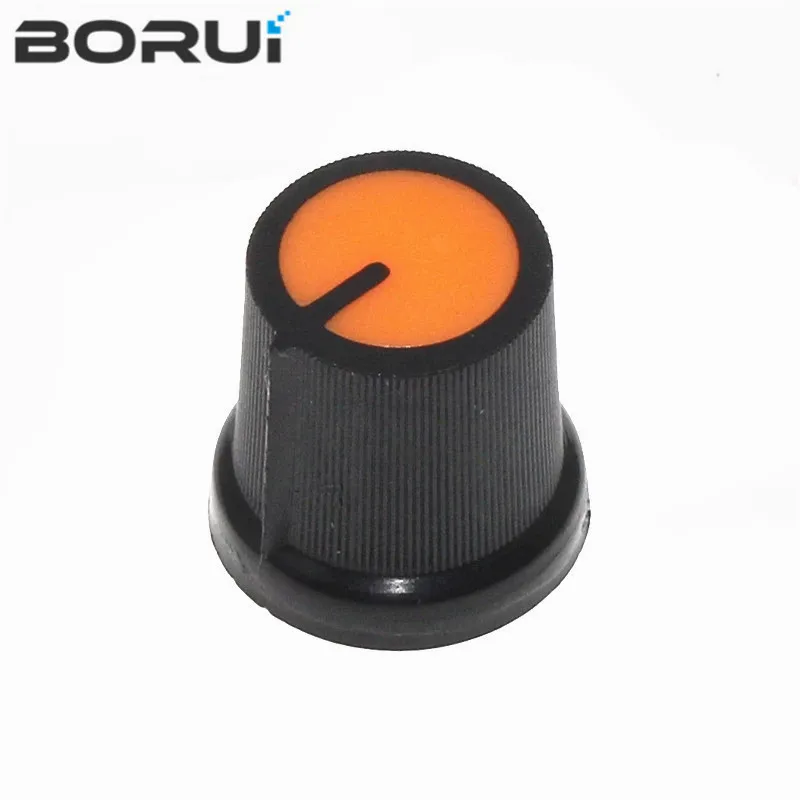 10pcs/lot WH148 AG3 Potentiometer knob Cap AG3 Plastic knob for Diameter 6mm Plum Handle trimmer potentiometer kit