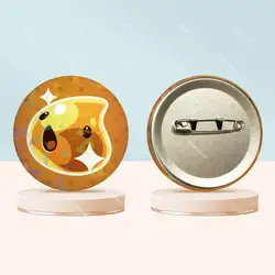 Slime Rancher Round Laser Badge Brooch - Stylish Lapel and Backpack Accessory Gift - 44x44mm (Z5)