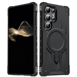 Military - Grade Airbag Drop - Proof Magnetic Protective Phone Case - Galaxy S24Plus (Black)