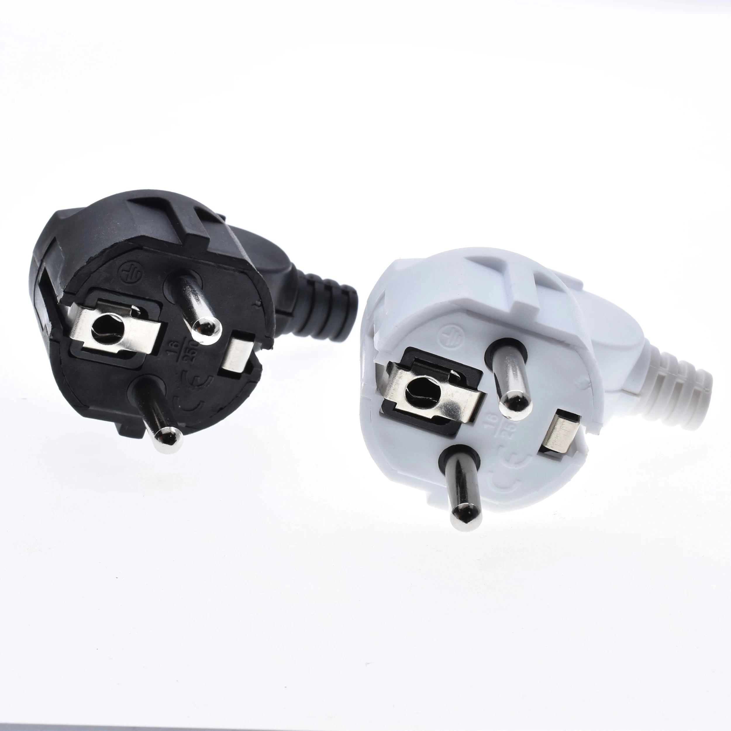 2 Pcs/Lot Eu AC Power Adapter Socket 16A 250V Connector Cable Electrical Plug Male Converter Adaptor Detachable Plug power adapter
