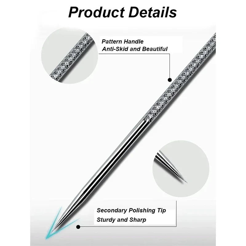 4PCS Acne Blackhead Comedone Black Spot Pimple Blemish Remover Skin Care Women Beauty Acne Treatment Pore Cleanser Needle Hook