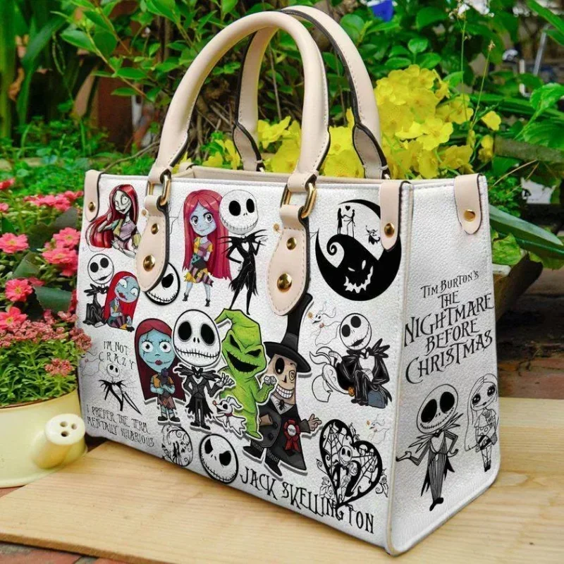 Nightmare Before Christmas Jack Skellington Pu Leather Shoulder