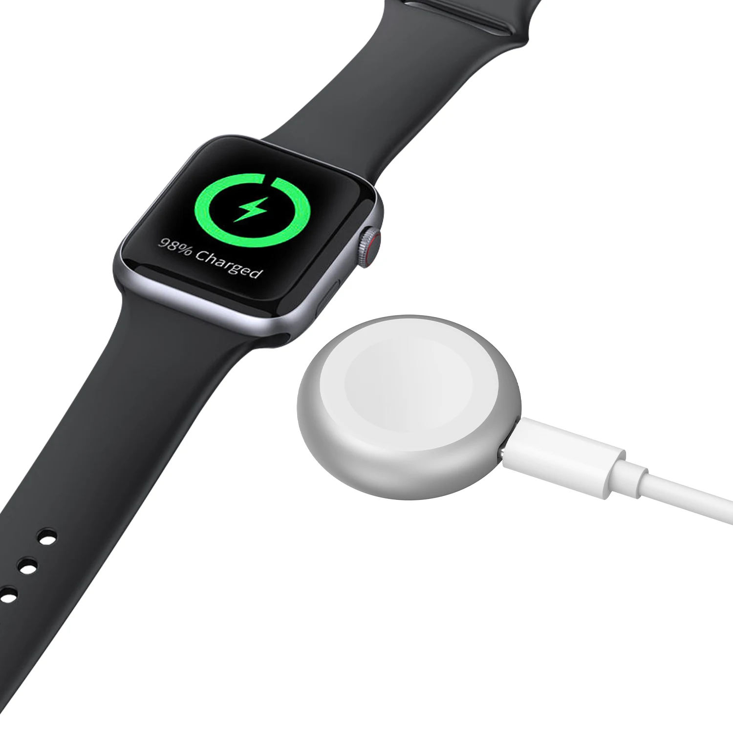 2-حزمة من سبائك الألومنيوم مع شاحن بديل بحبل لساعة...