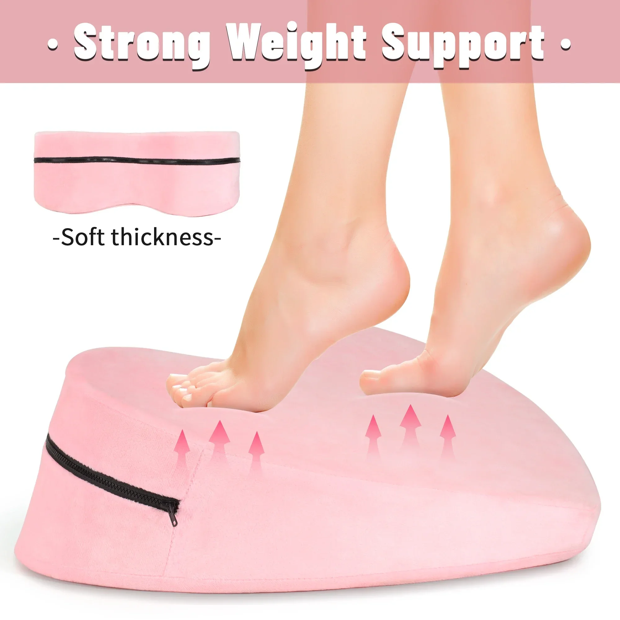 Runyu Back Support Wedge Sex Pillow Sleeping Sit Up Pillows for Bed Angled Bed Pillow Triangle Back and Legs Support Sexy