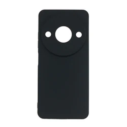 Black TPU Silicone Soft Matte Phone Cover - Protective Back Shell Coque s for ZTE Blade A75 5G (Black)