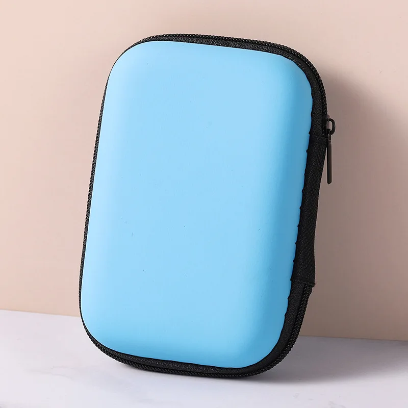 Custodia Rigida EVA Per Auricolari E Cavi – Portatile, Impermeabile, Con Zip, Per Caricabatterie E Accessori, 11x7,5x4 Cm