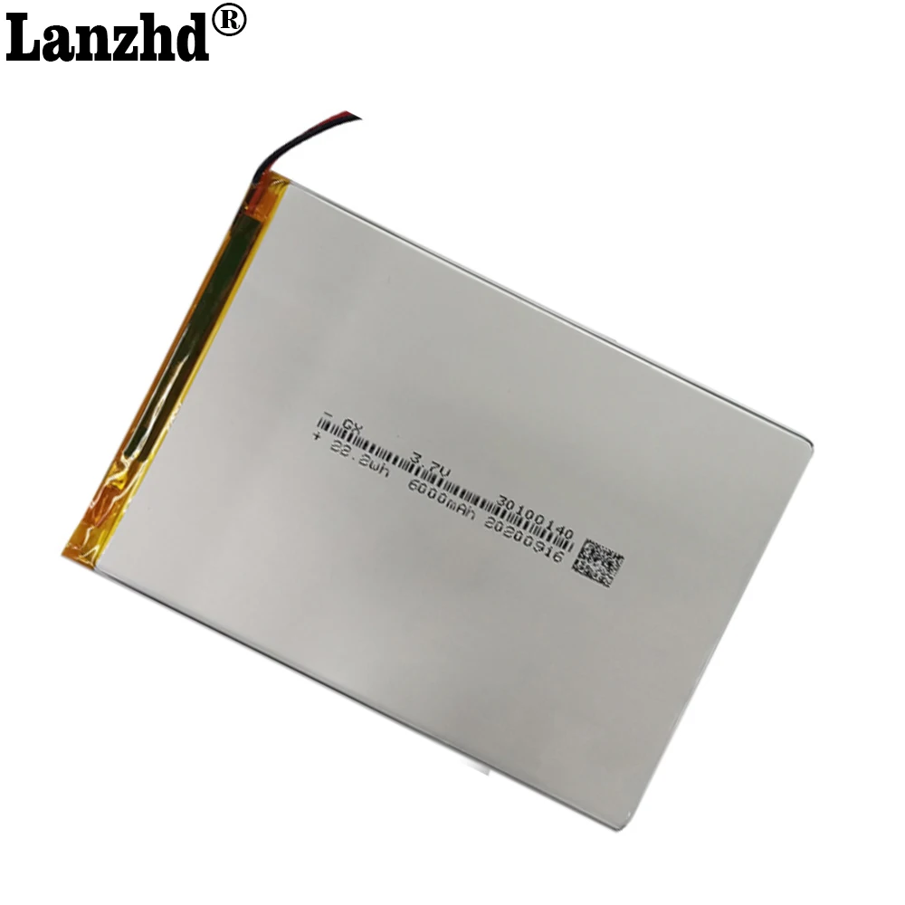 Polímero Bateria de Lítio 30100140 6000mah para Teclast M40 Amor Pouso Pda Inteligente Tablet Computador 3.7v Polímero 110 Peças 3.7v li - Image 5