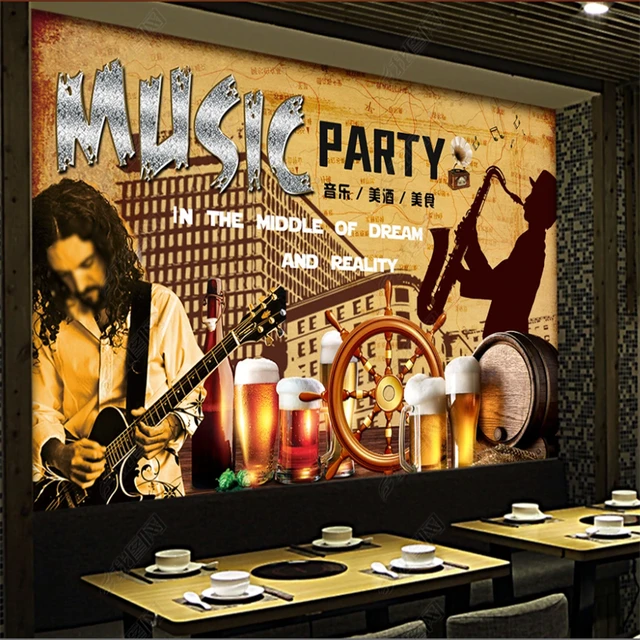 Personalizado 3d futebol xadrez papel de parede ktv bar café hotel  decoração industrial fundo mural 3d - AliExpress